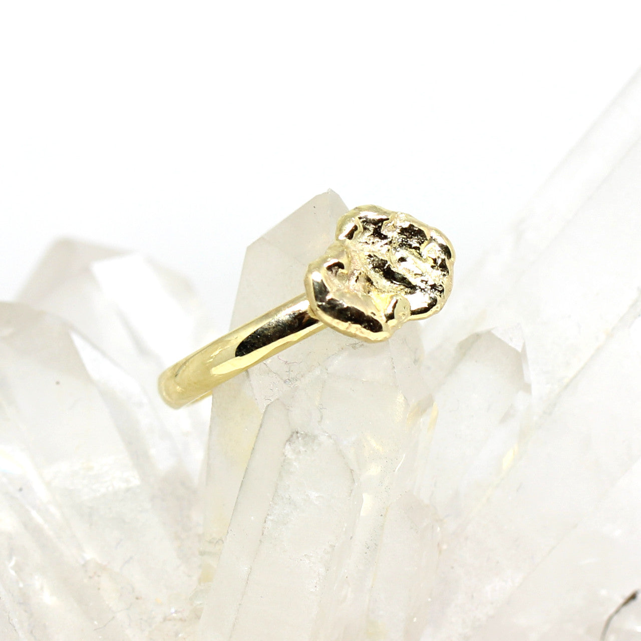 Ring 333 Gelbgold Nugget