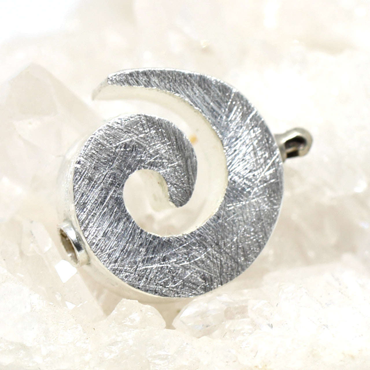 Doppelseitiger Adapter Silber Schnecke