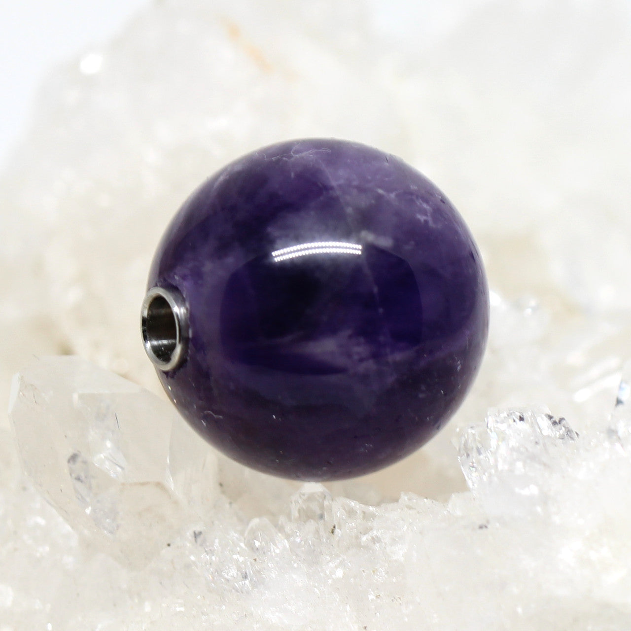 Wechselschließe Amethyst Kugel