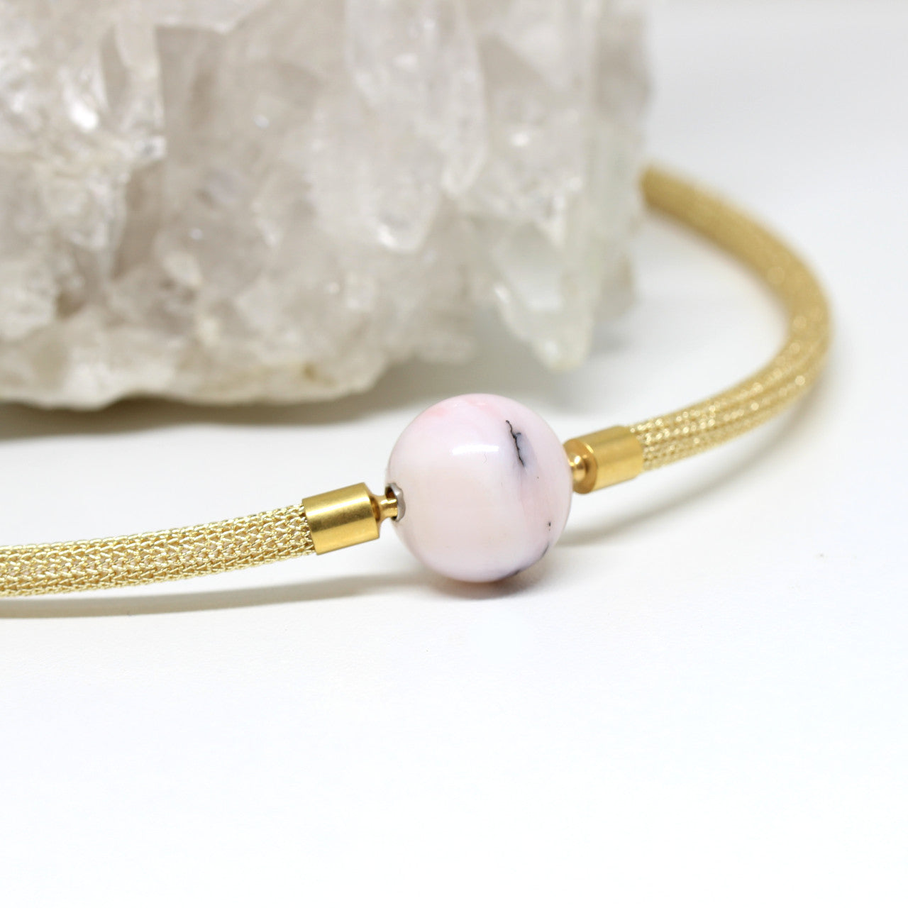 Wechselschließe Andenopal rosa