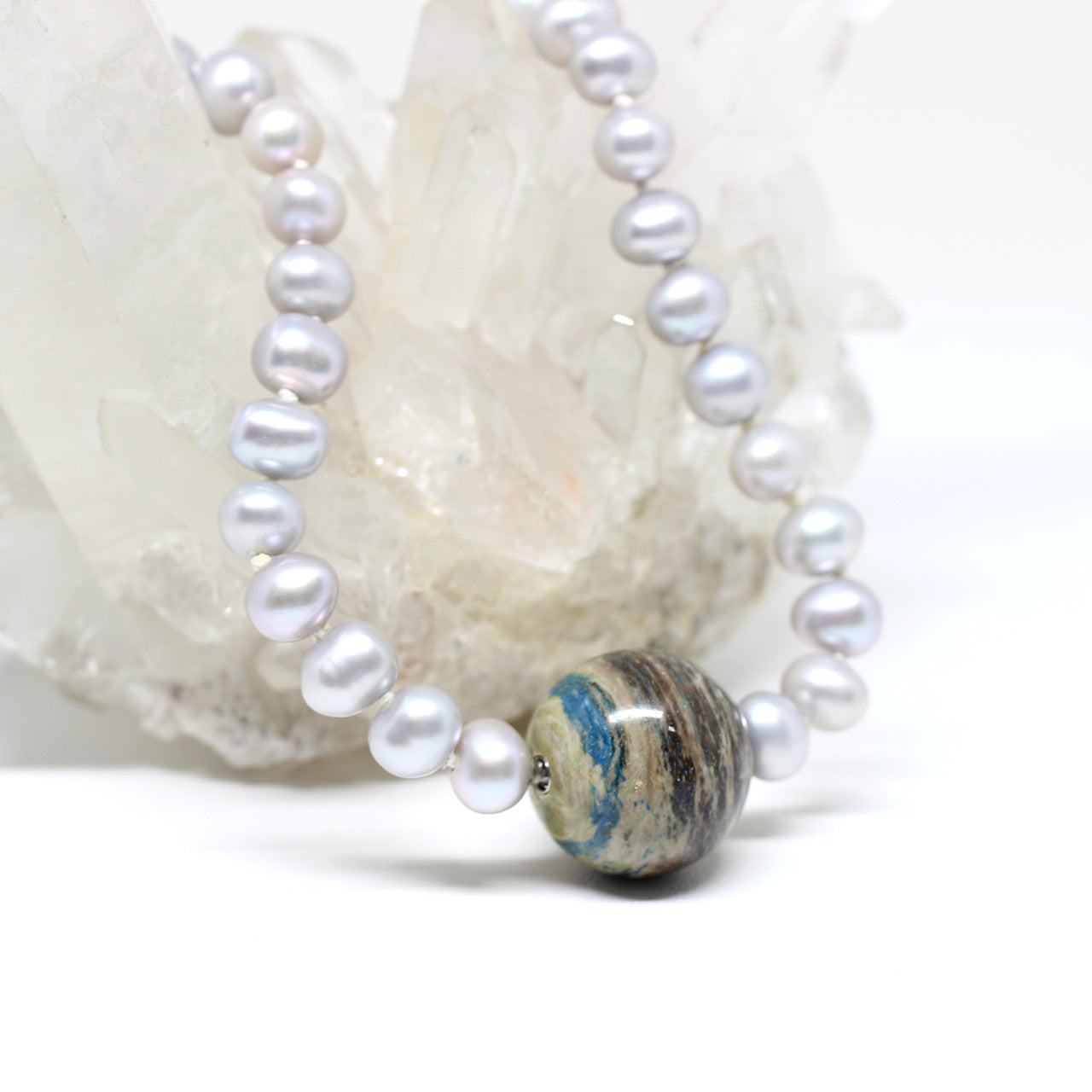 Wechselschließe Andenopal Kugel