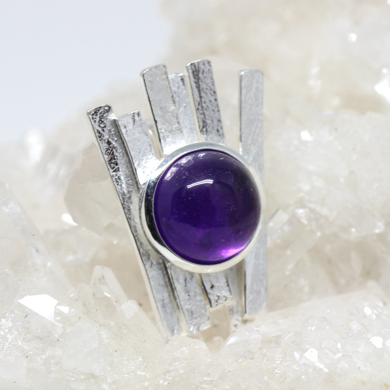 Silberanhänger mit Amethyst