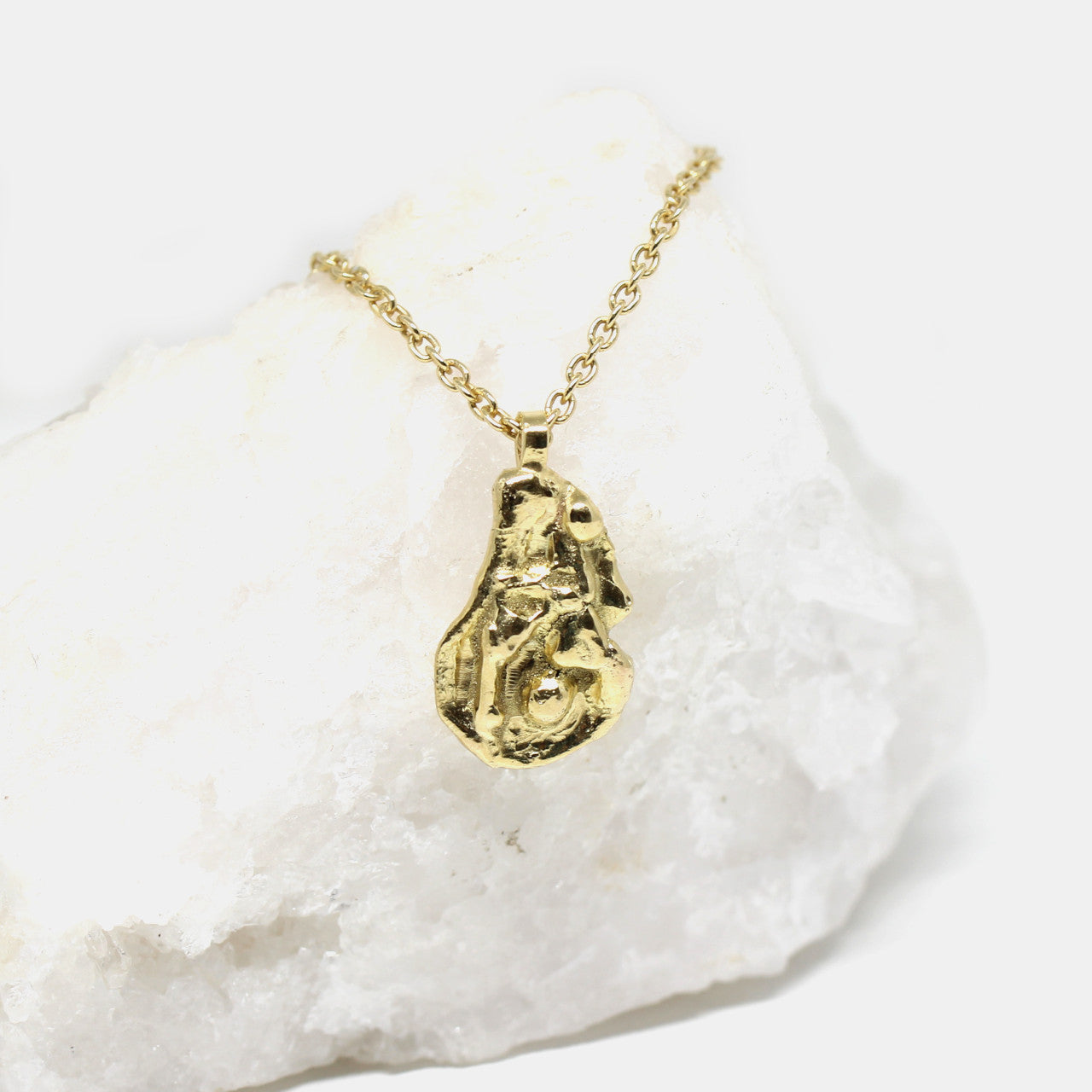 Anhänger Nugget in 333 Gelbgold 2 Gramm