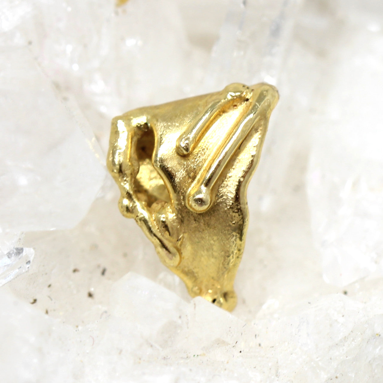 Anhänger handgefertigt aus 333 Gelbgold