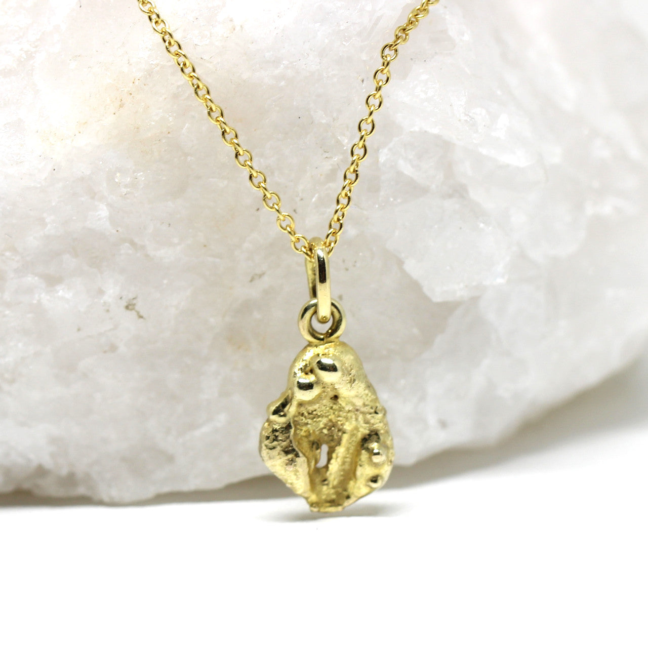 Anhänger Nugget in 333 Gelbgold 1,6 Gramm
