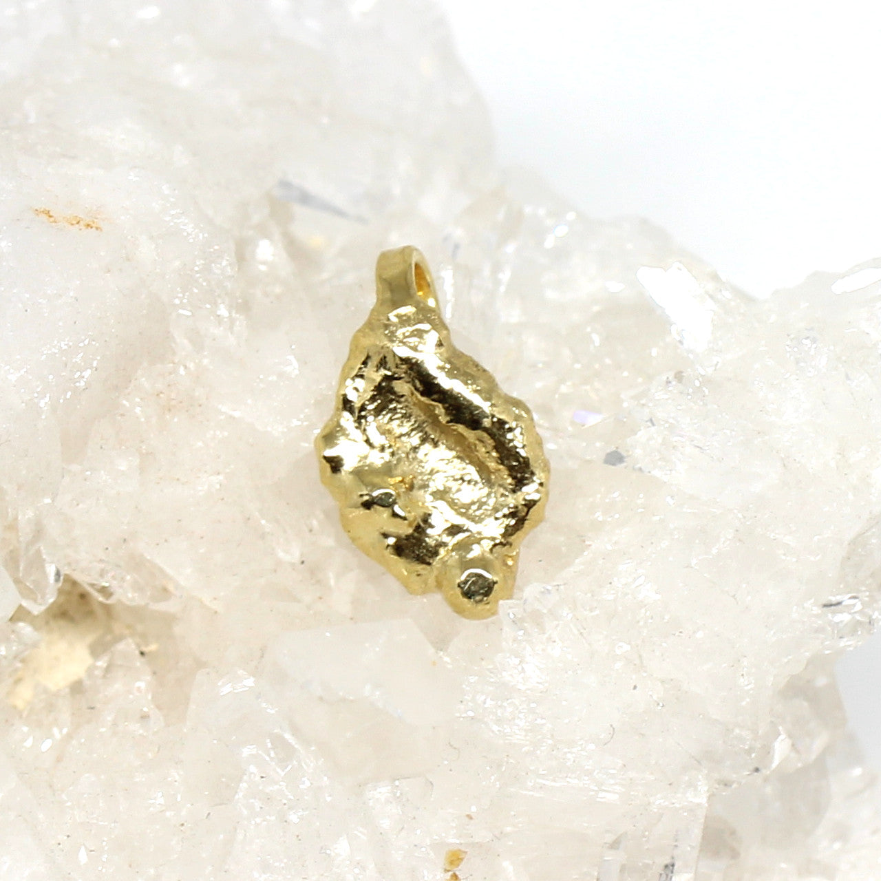 Anhänger Nugget in 585 Gelbgold 1,8 Gramm