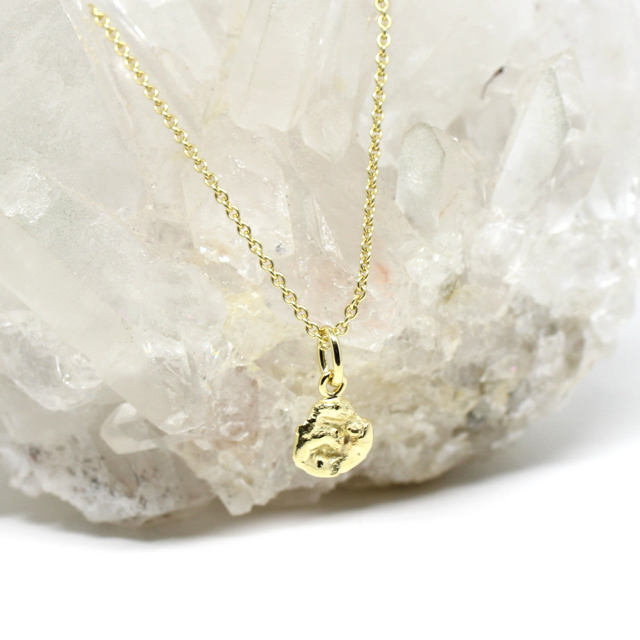 Anhänger Nugget in 585 Gelbgold 1,3 Gramm
