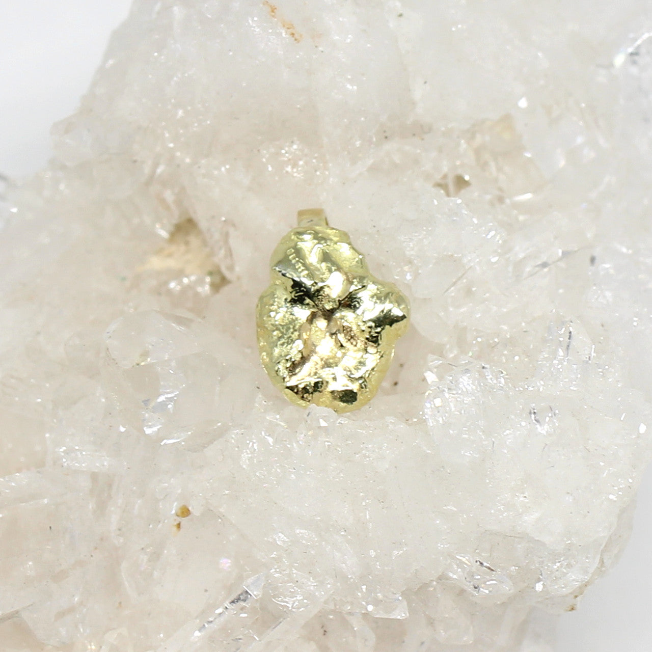 Anhänger Nugget in 750 Gelbgold 1,8 Gramm