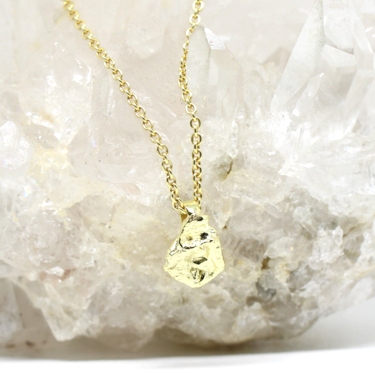 Anhänger Nugget in 585 Gelbgold 2,2 Gramm