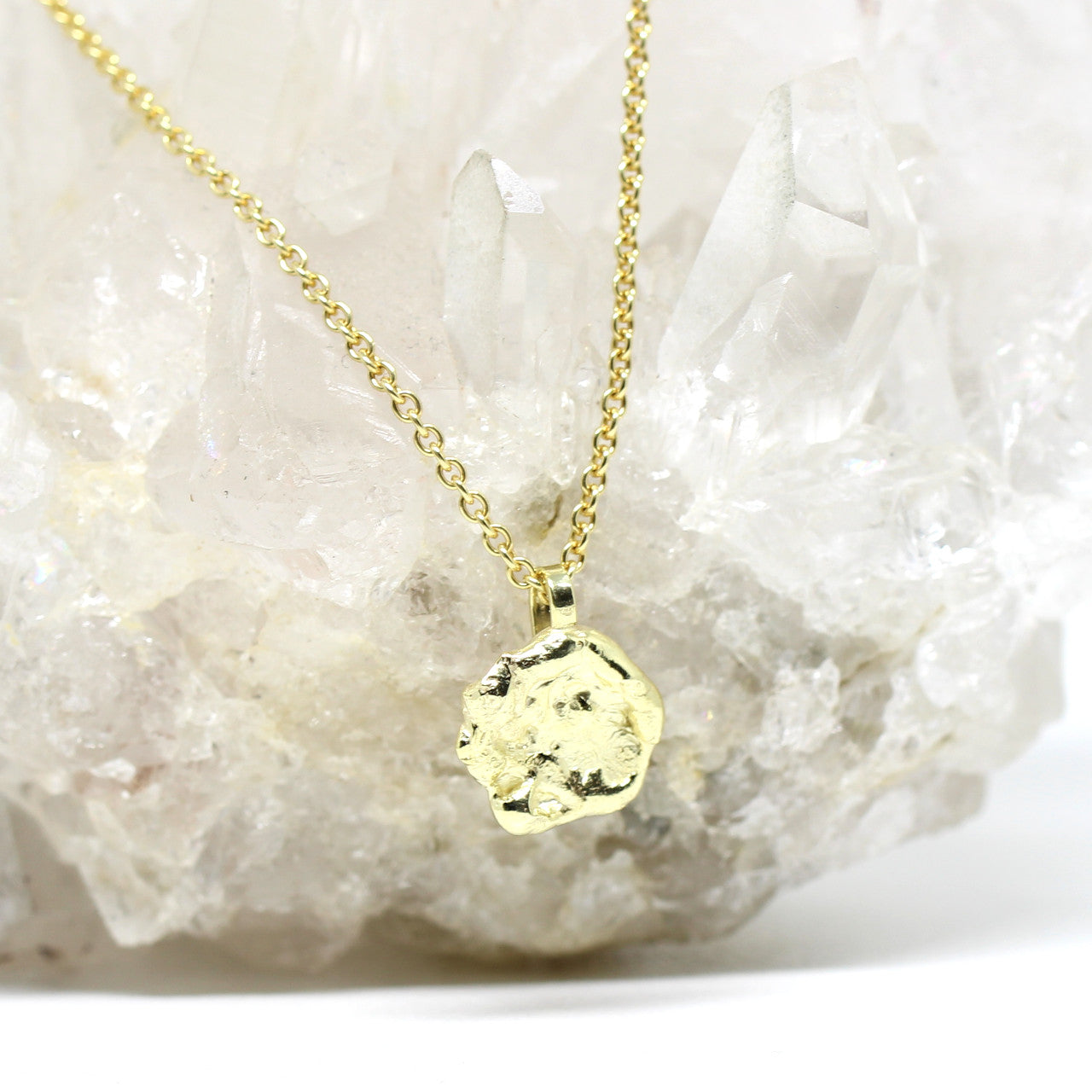 Anhänger Nugget in 585 Gelbgold 1,8 Gramm