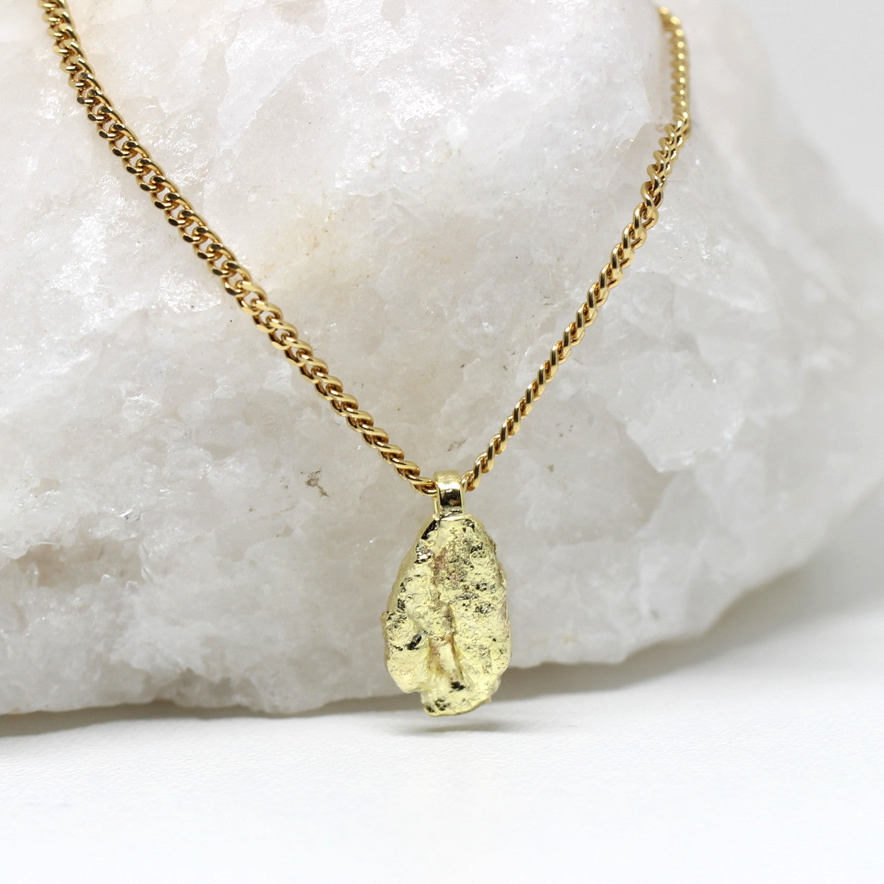 Anhänger Nugget in 333 Gelbgold 1,4 Gramm