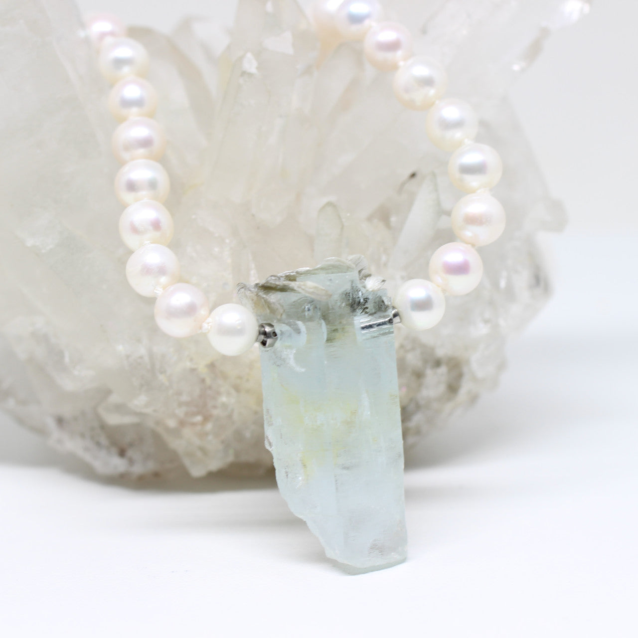 Wechselschließe Aquamarin groß