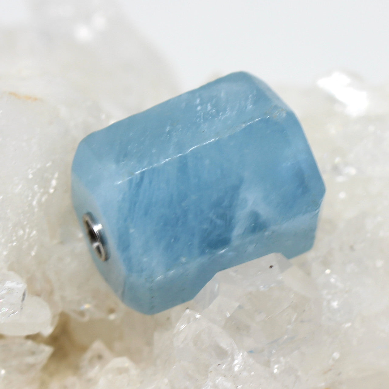 Wechselschließe Aquamarin Sechseck