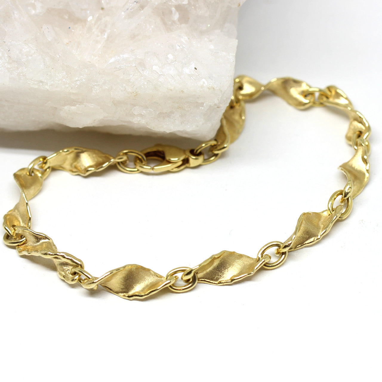 Armband in 333 Gelbgold gedreht