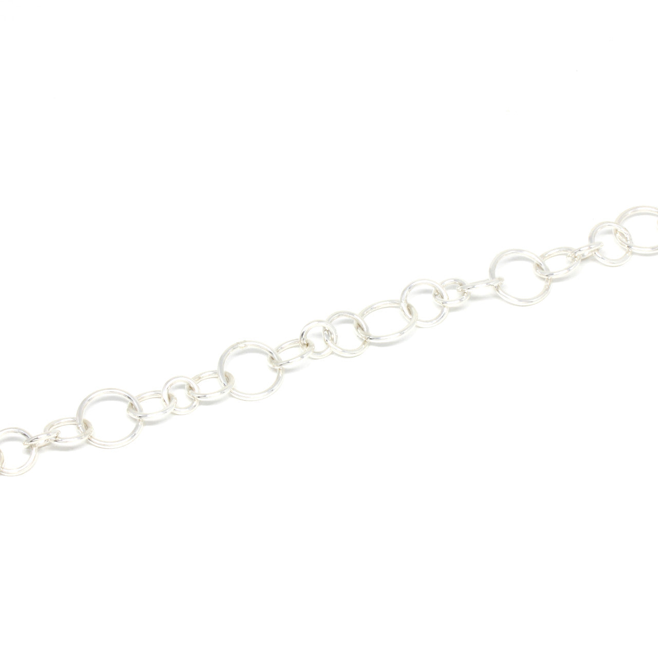Armband Silber grobe Ösen