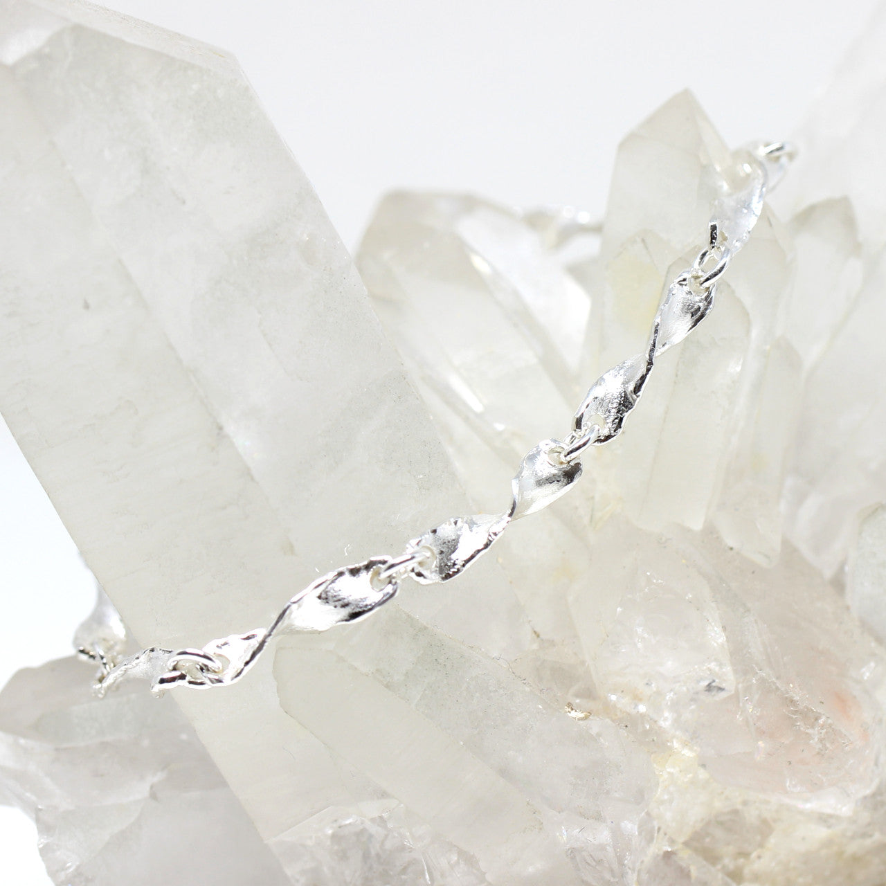 Armband Silber gedreht schmal