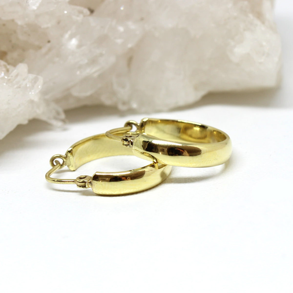 Creolen 333er Gelbgold poliert