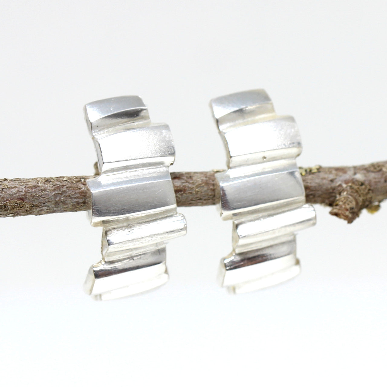 Ohrstecker Silber handgefertigt