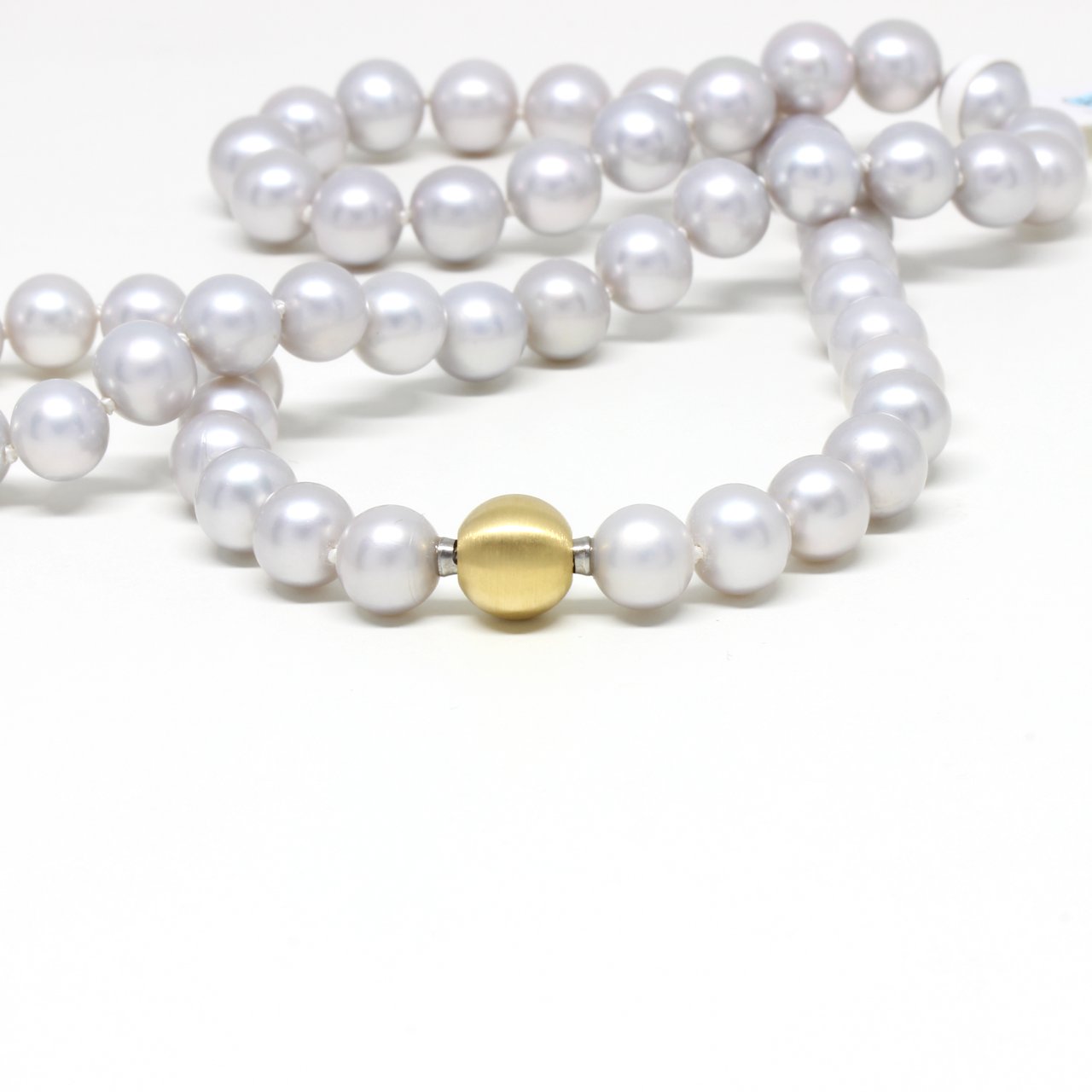 Wechselschließe Edelstahlkugel vergoldet