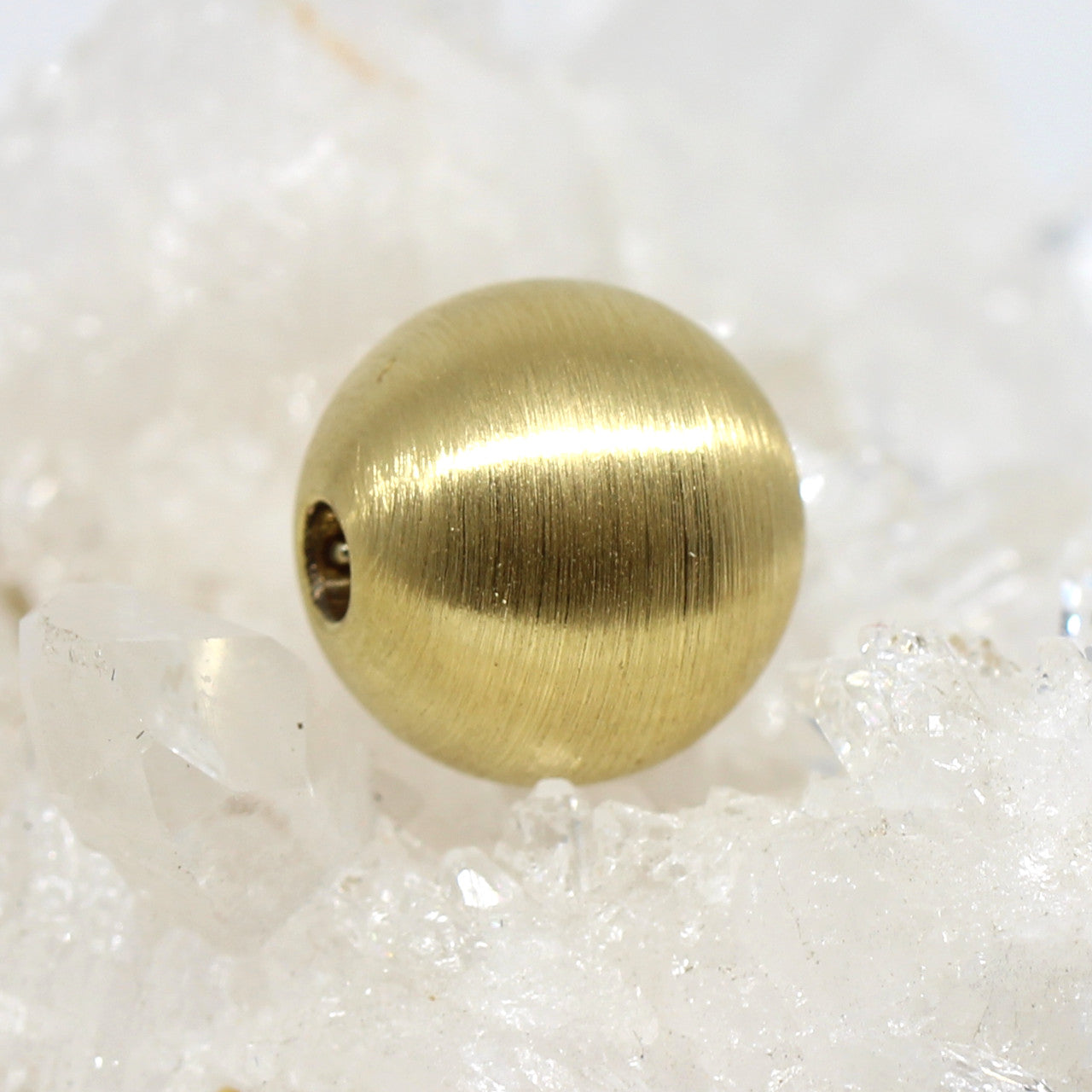 Wechselschließe Edelstahlkugel vergoldet