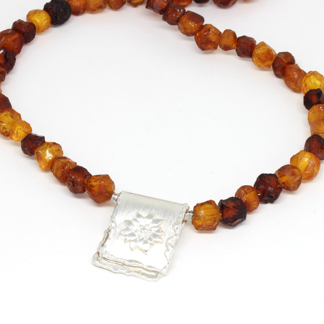 Wechselschließe Handarbeit Edelweiß in Silber