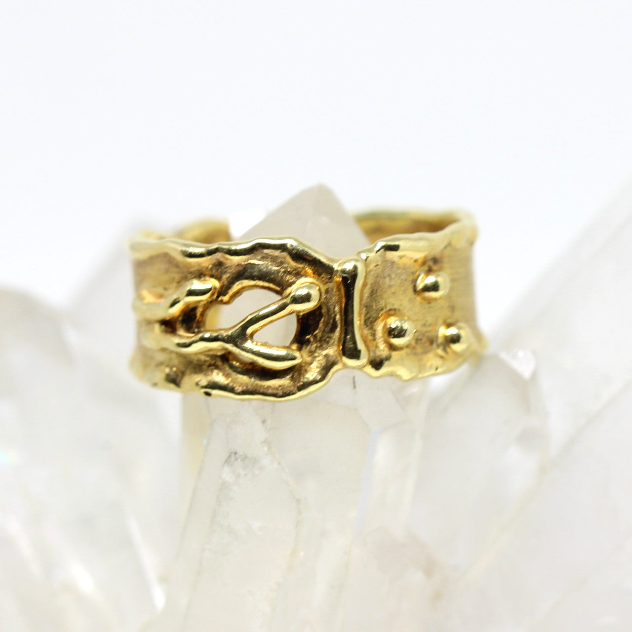 Ring in 333 Gelbgold matt glänzend