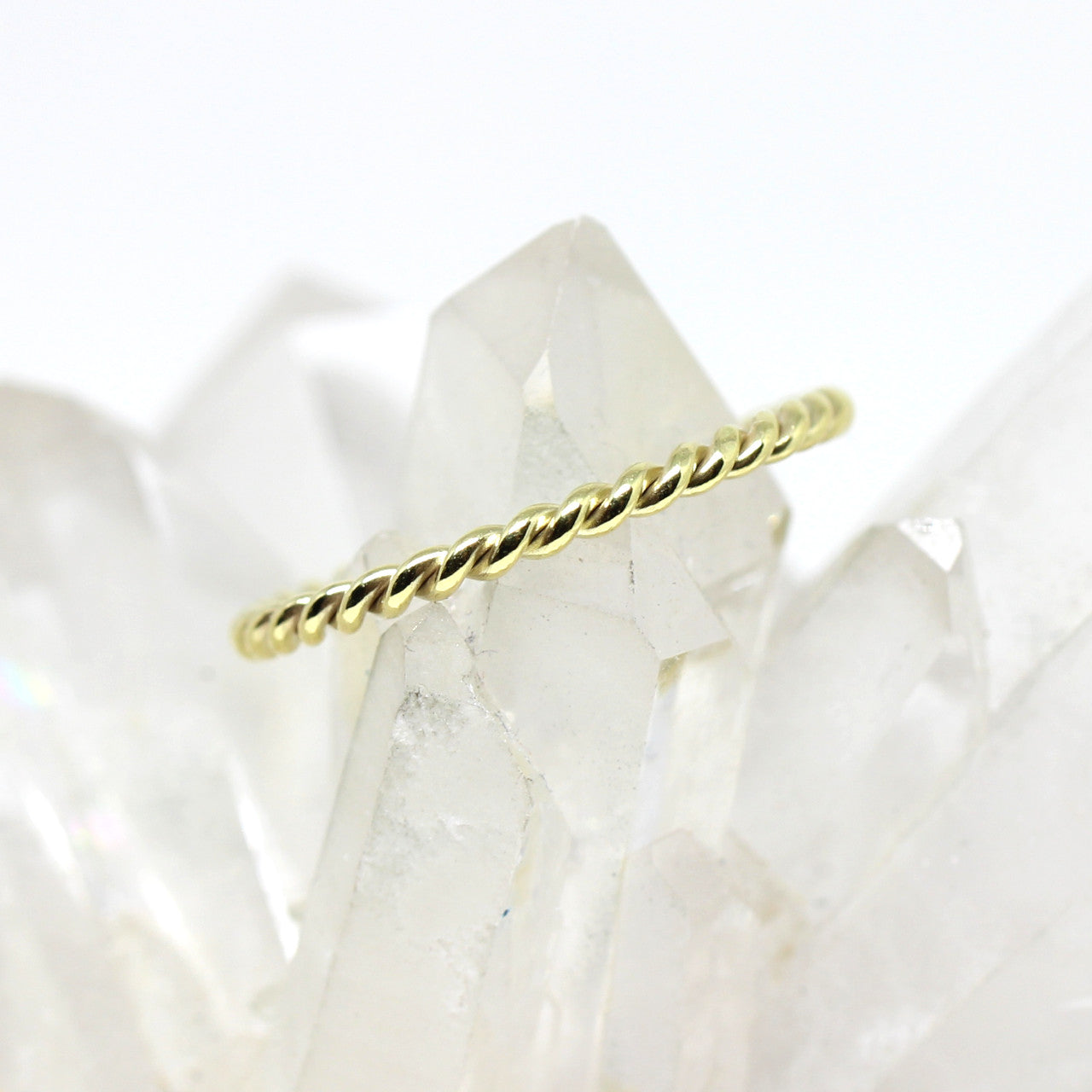 Ring in 333er Gelbgold gekordelt 1,7 mm