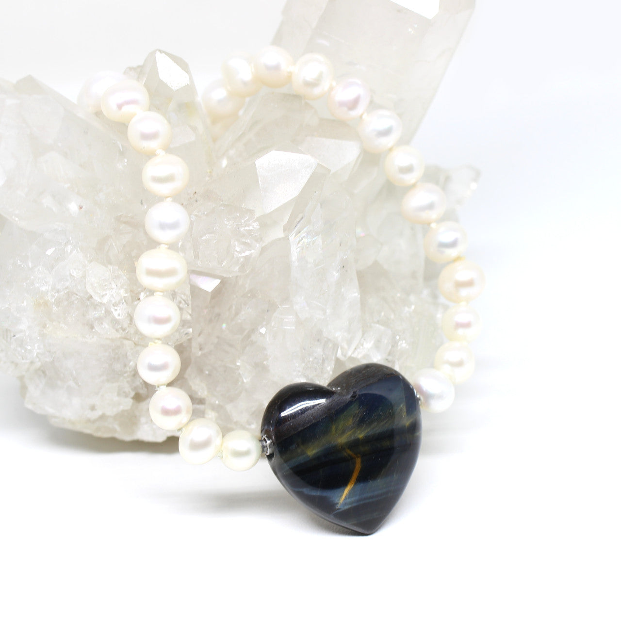 Wechselschließe Falkenauge Herz