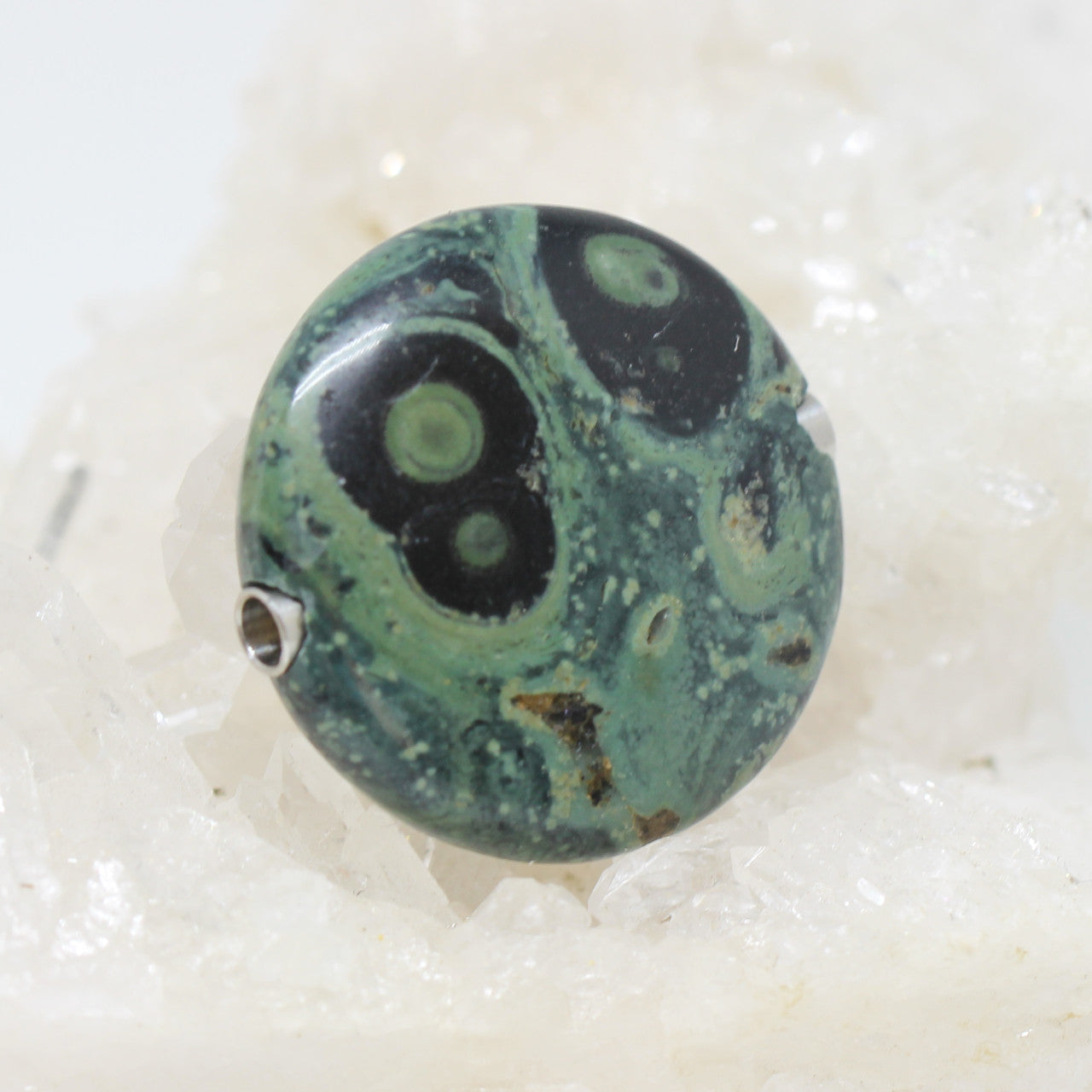 Wechselschließe grüner Jaspis