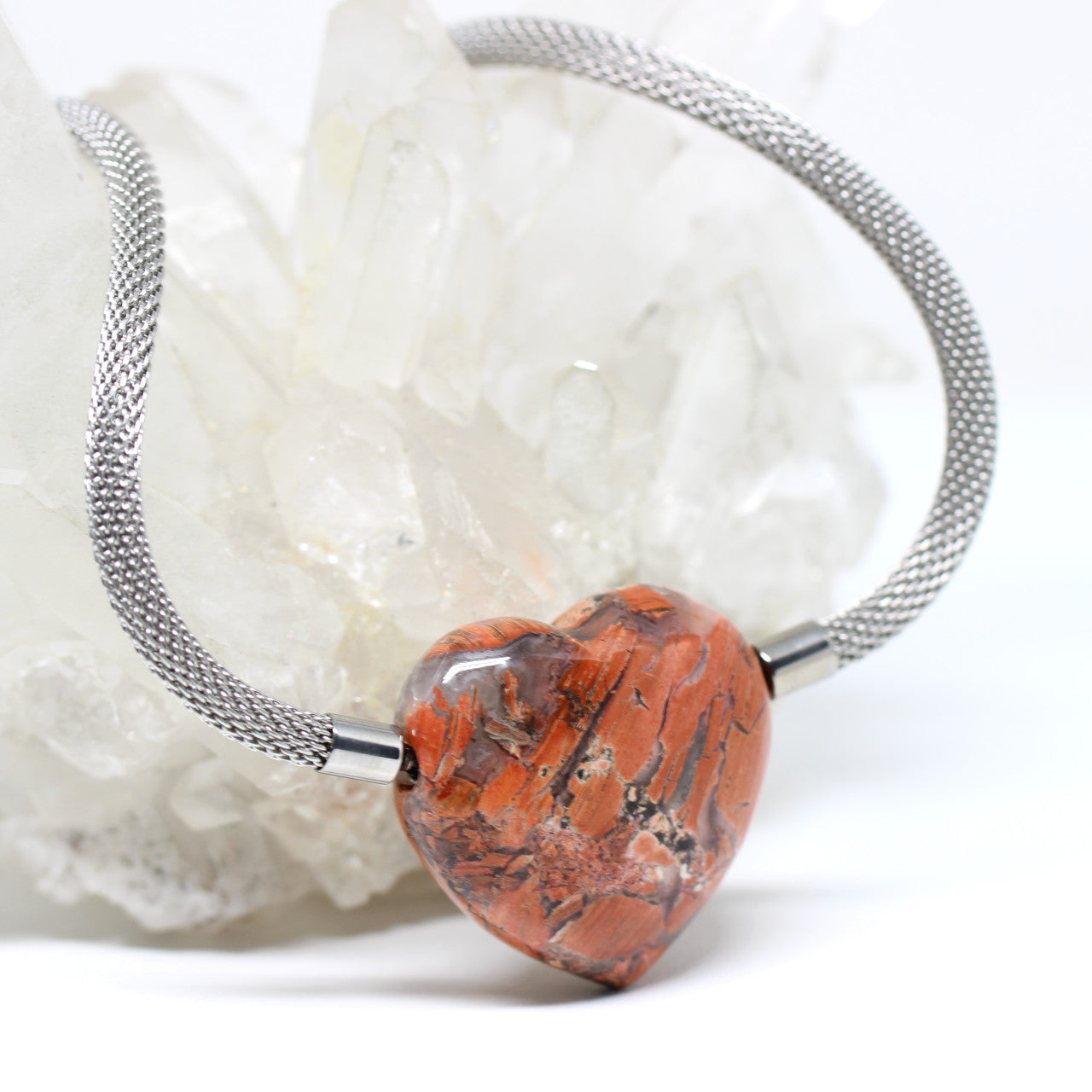 Wechselschließe Jaspis Herz