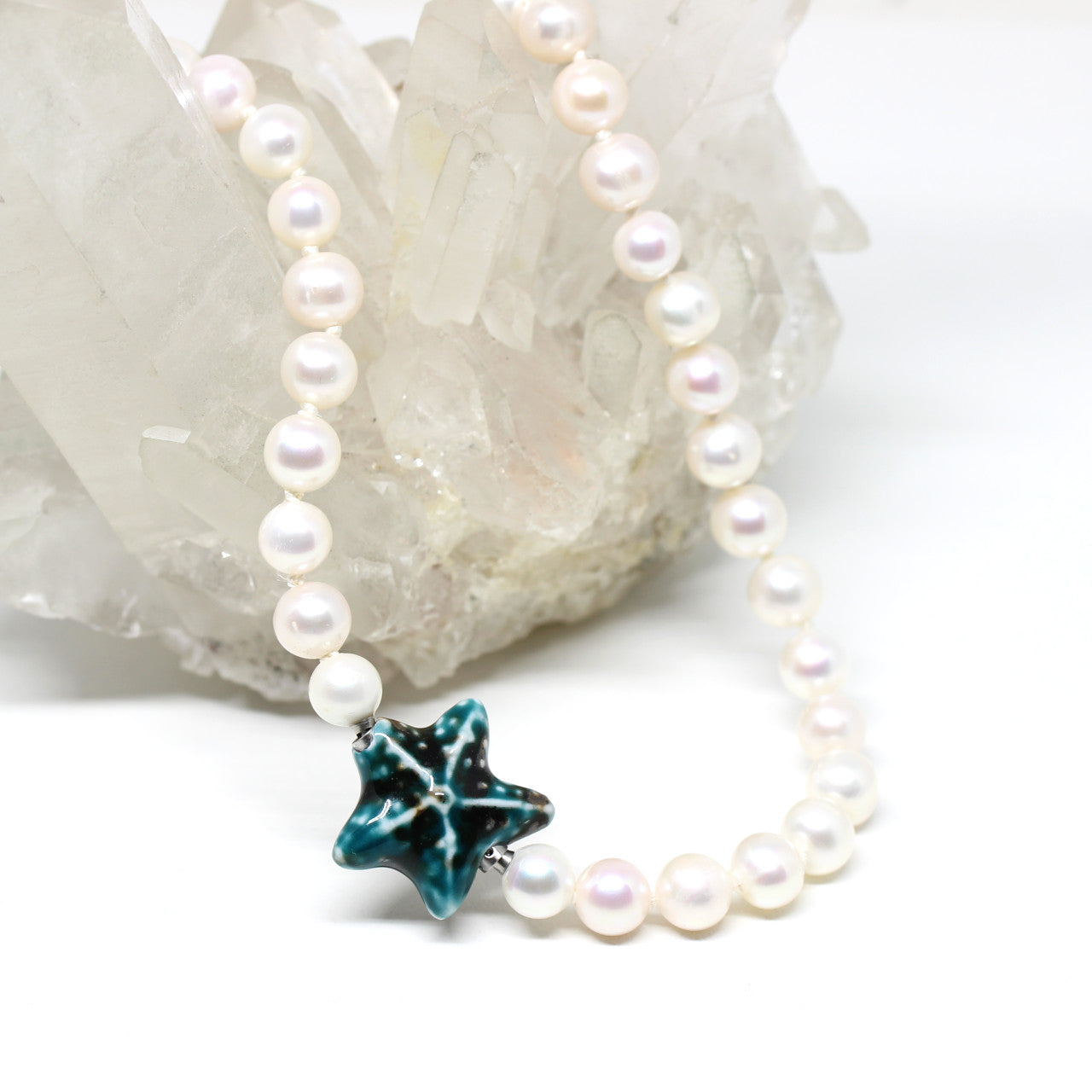 Wechselschließe Keramik Seestern