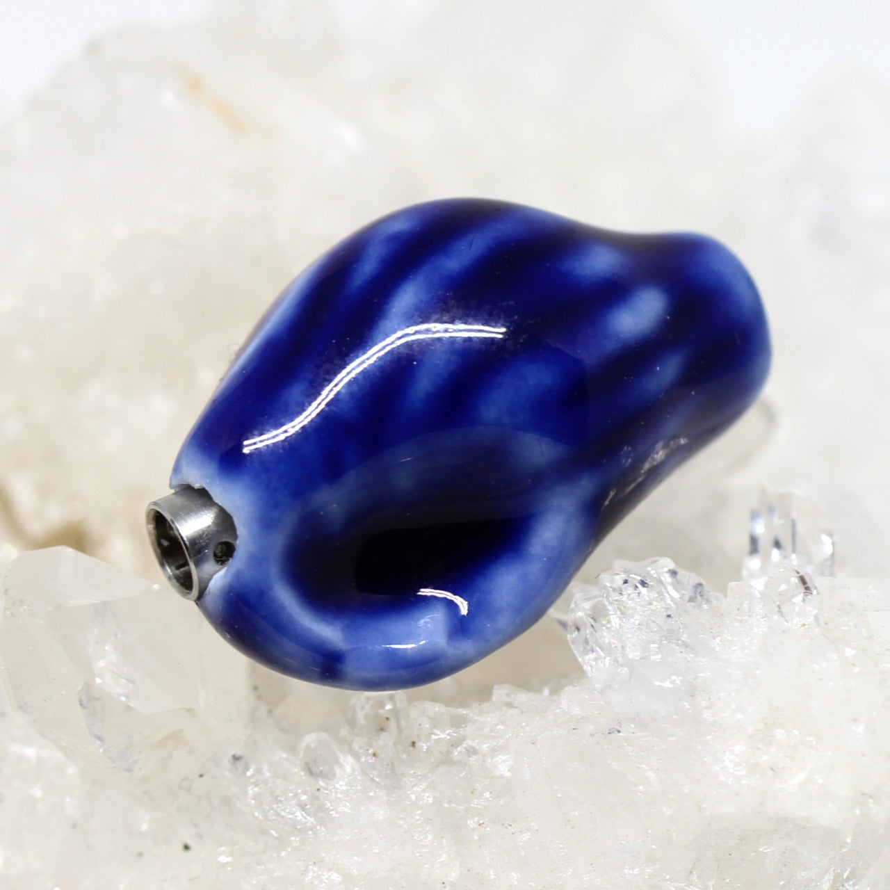 Wechselschließe Keramik Muschel