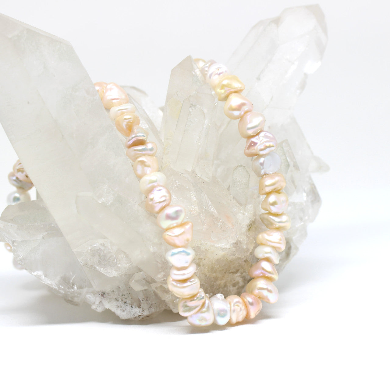 Wechselkette Keshi rosa