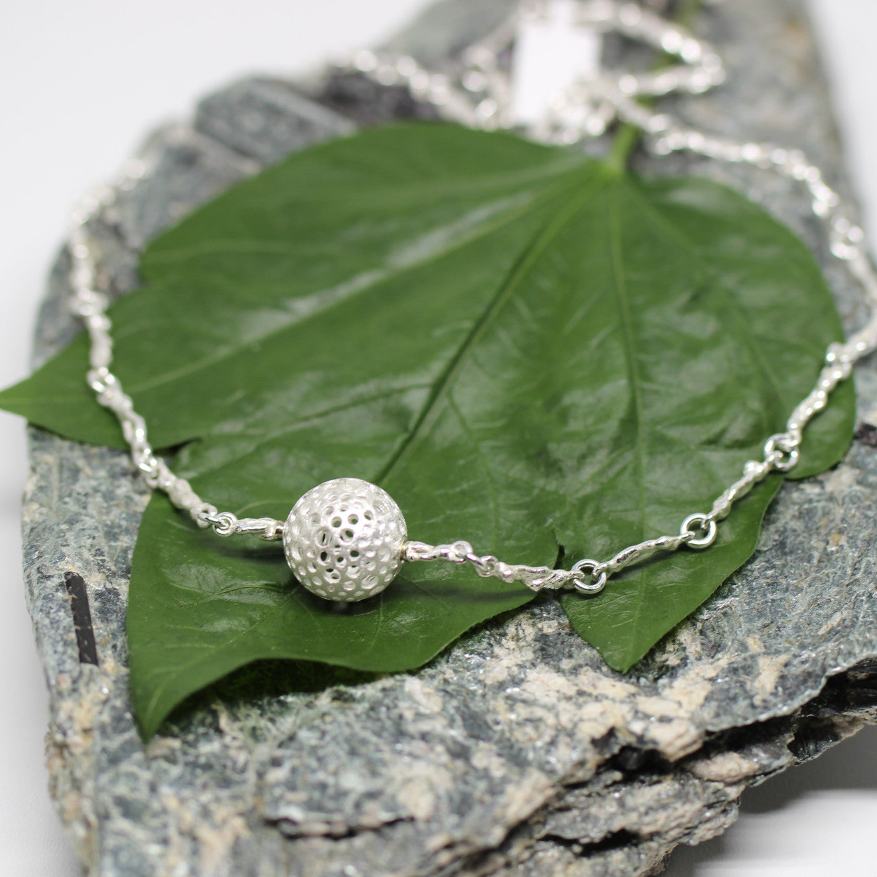 Wechselkette Silber Handarbeit filigran