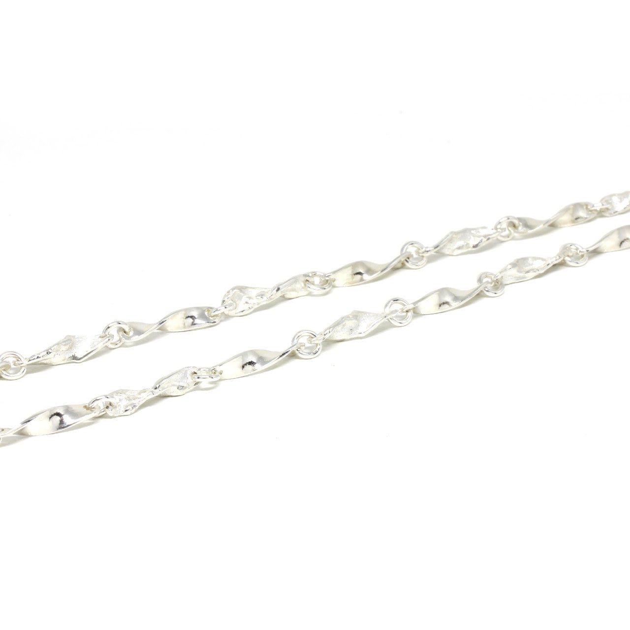 Collier Silber gedreht schmal