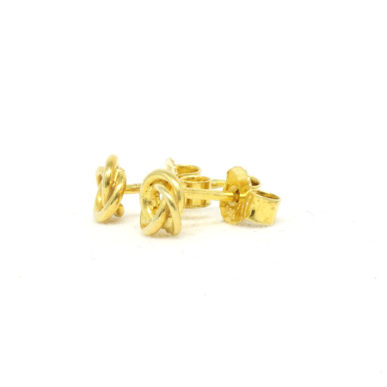 Ohrstecker 333 Gelbgold Knoten