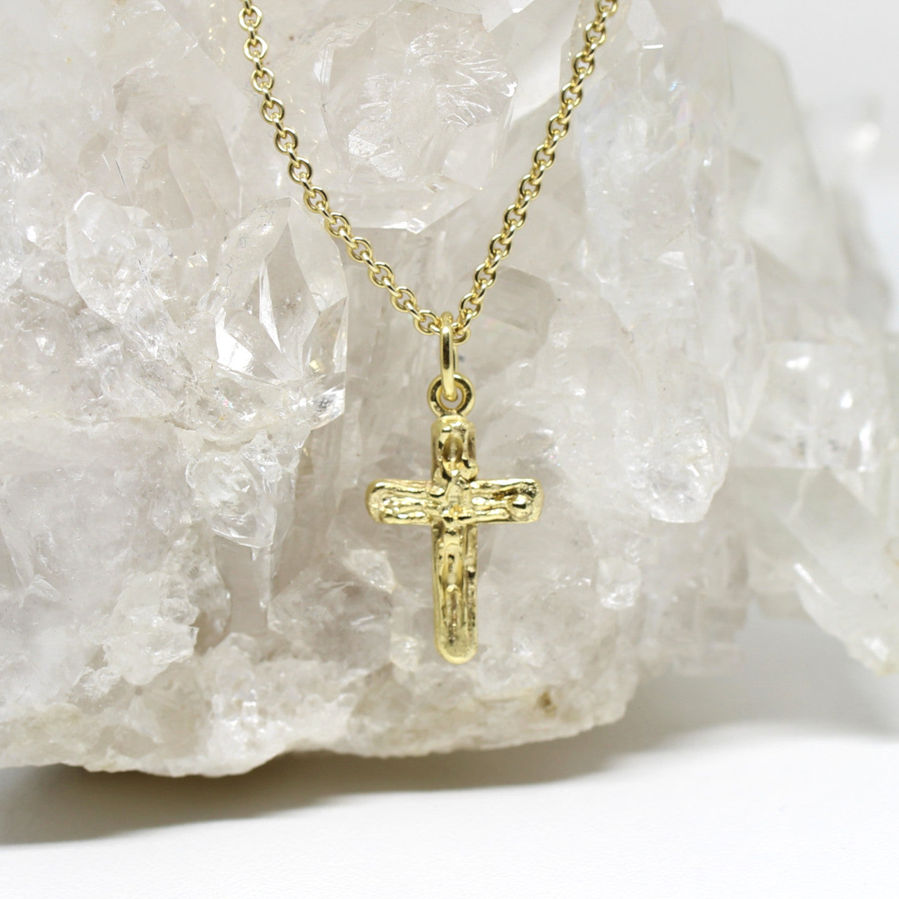 Anhänger Kreuz in 333 Gelbgold