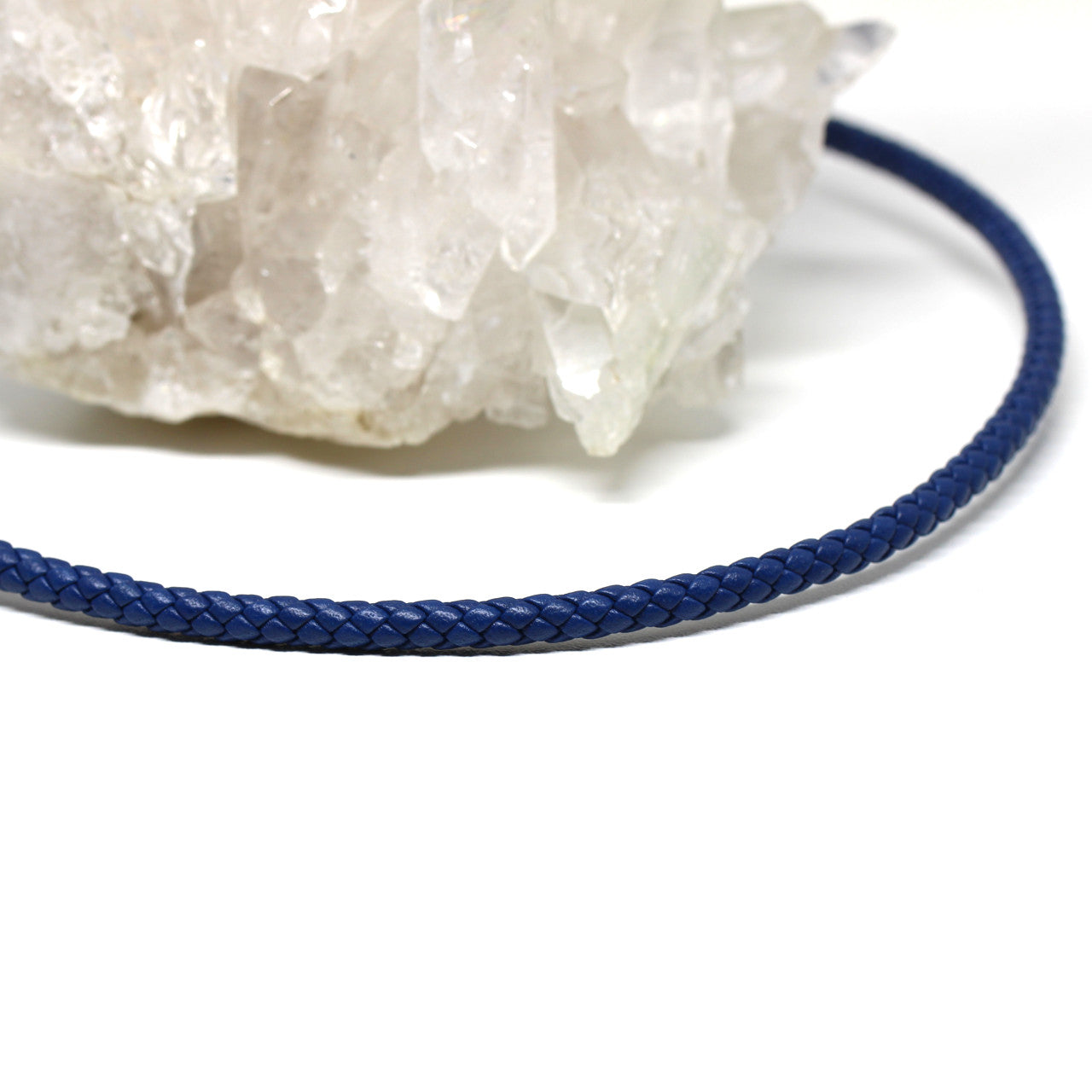 Wechselkette Leder blau