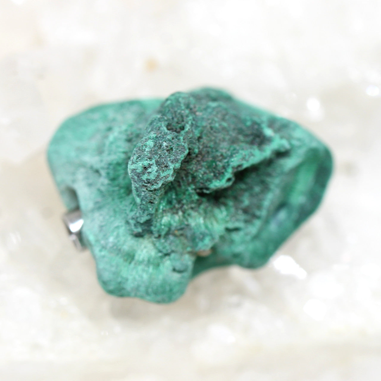 Wechselschließe Malachit Nugget Rohform