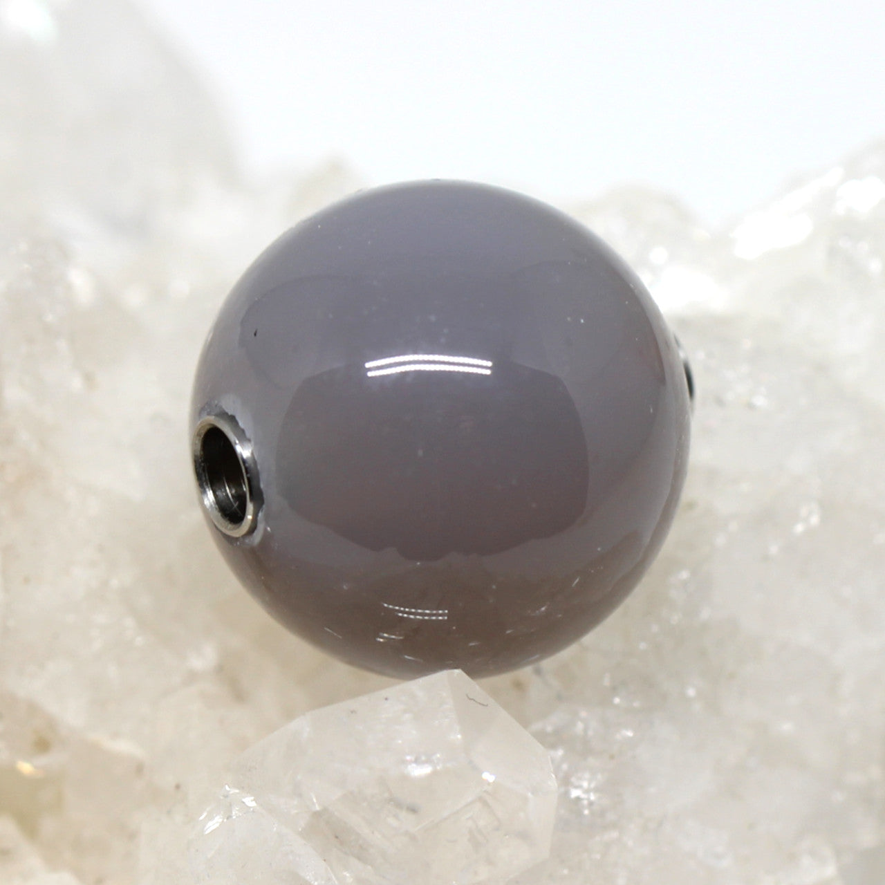 Wechselschließe Mondsteinkugel