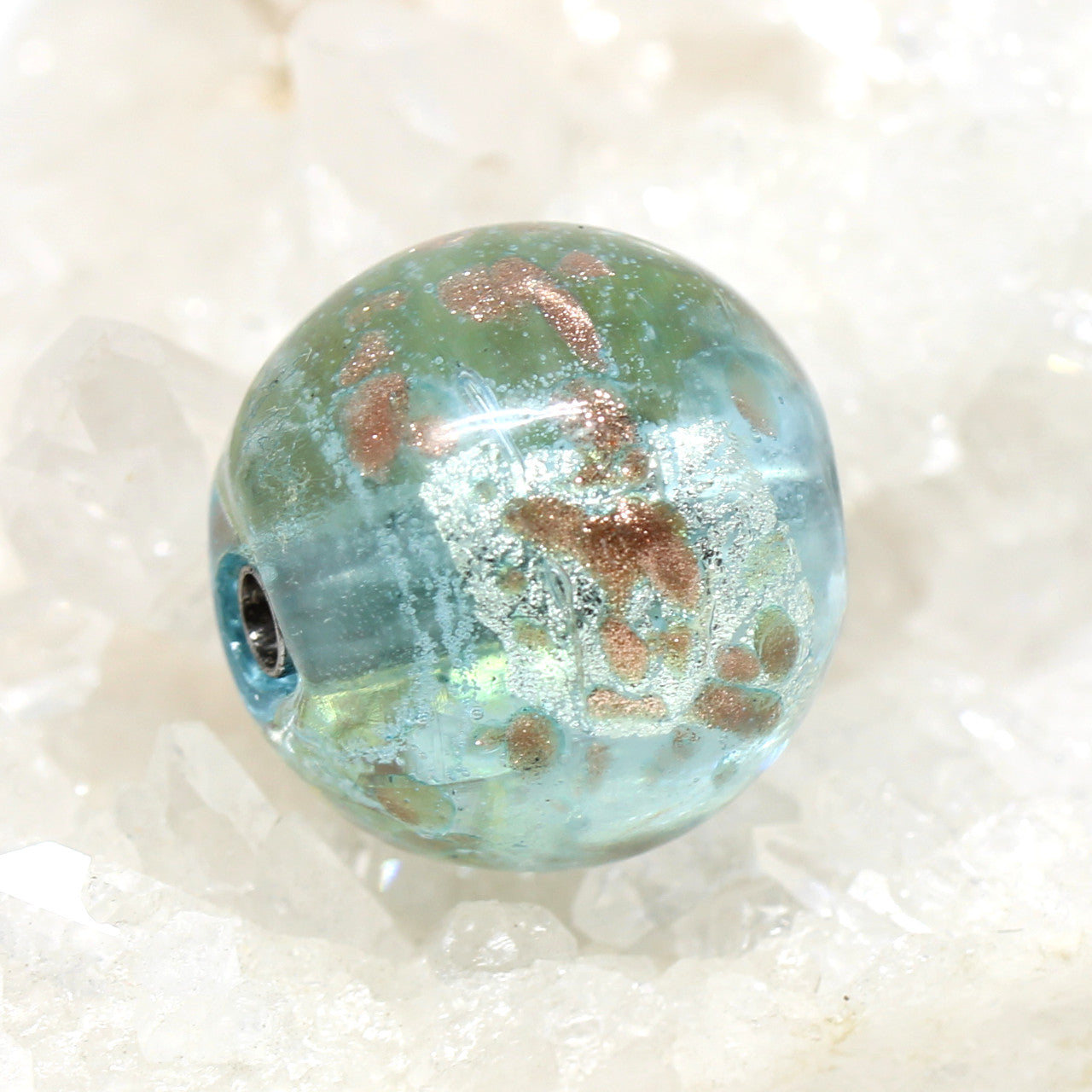 Wechselschließe Muranoglas Aquarelle