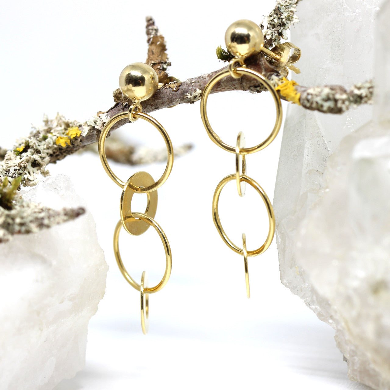 Ohrhänger Silber vergoldet