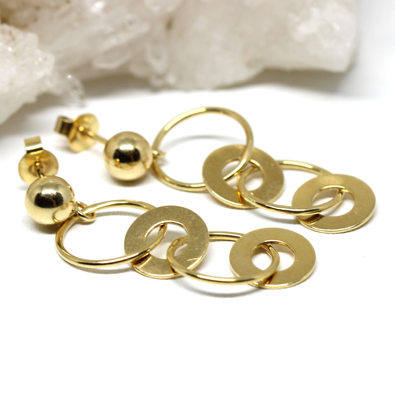 Ohrhänger Silber vergoldet