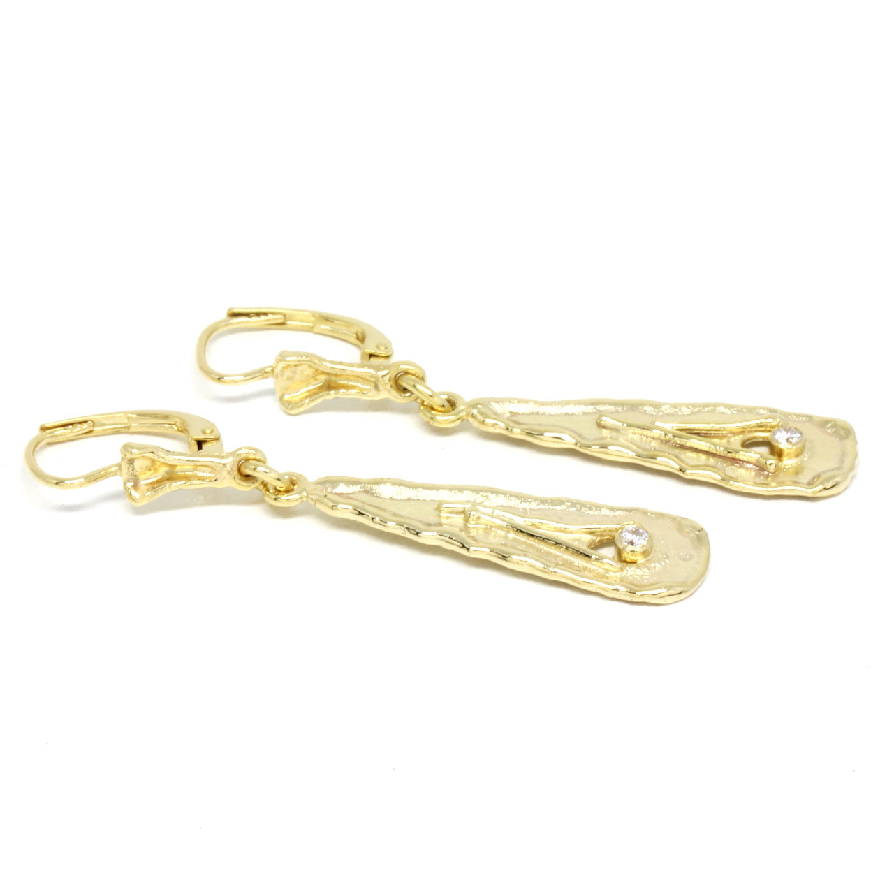 Ohrhänger 333 Gelbgold Handarbeit