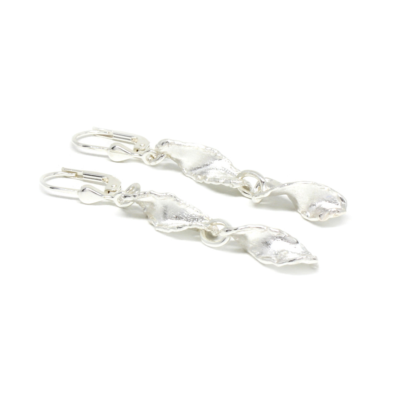 Ohrhänger handgemacht in Silber