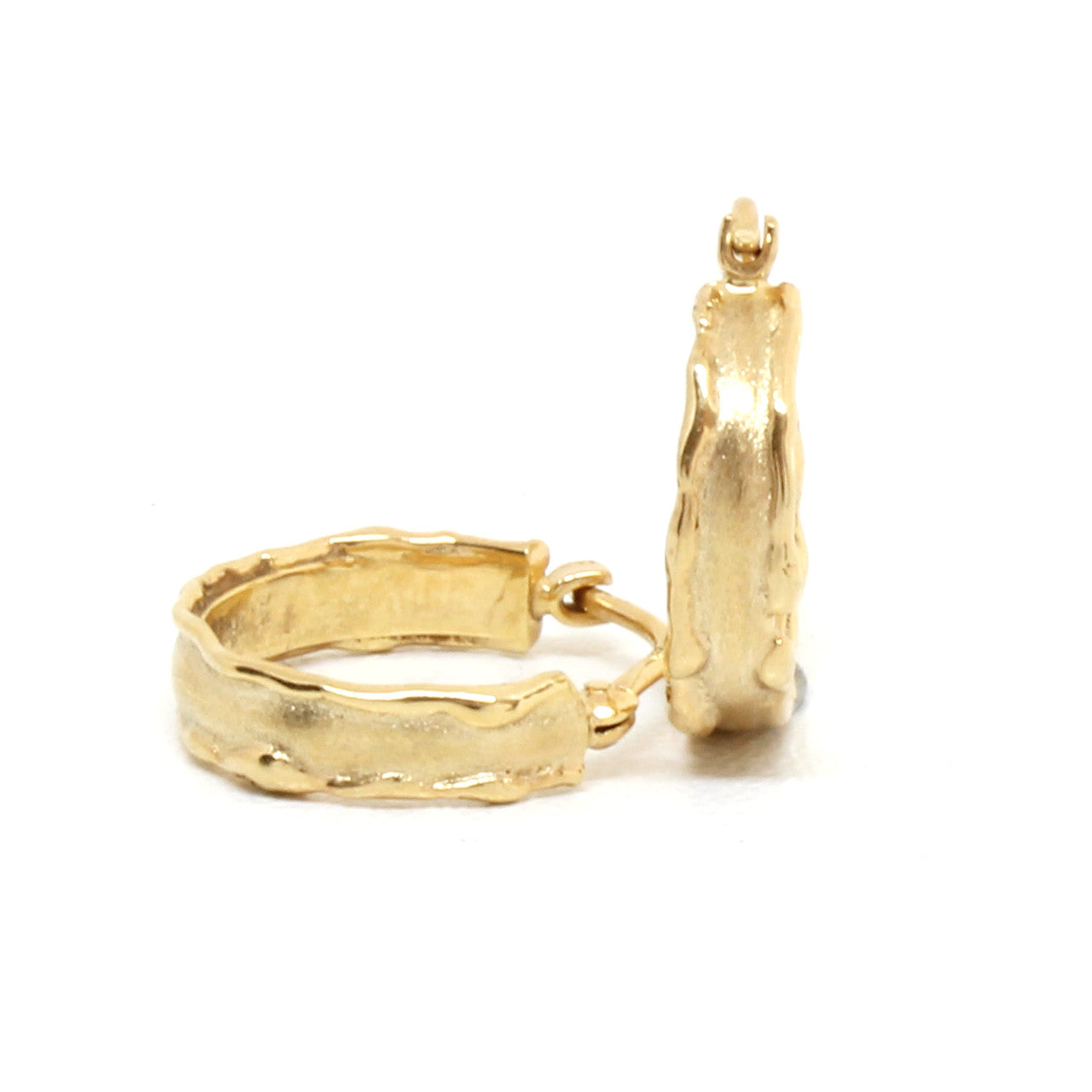 Creolen 333 Gelbgold Handarbeit