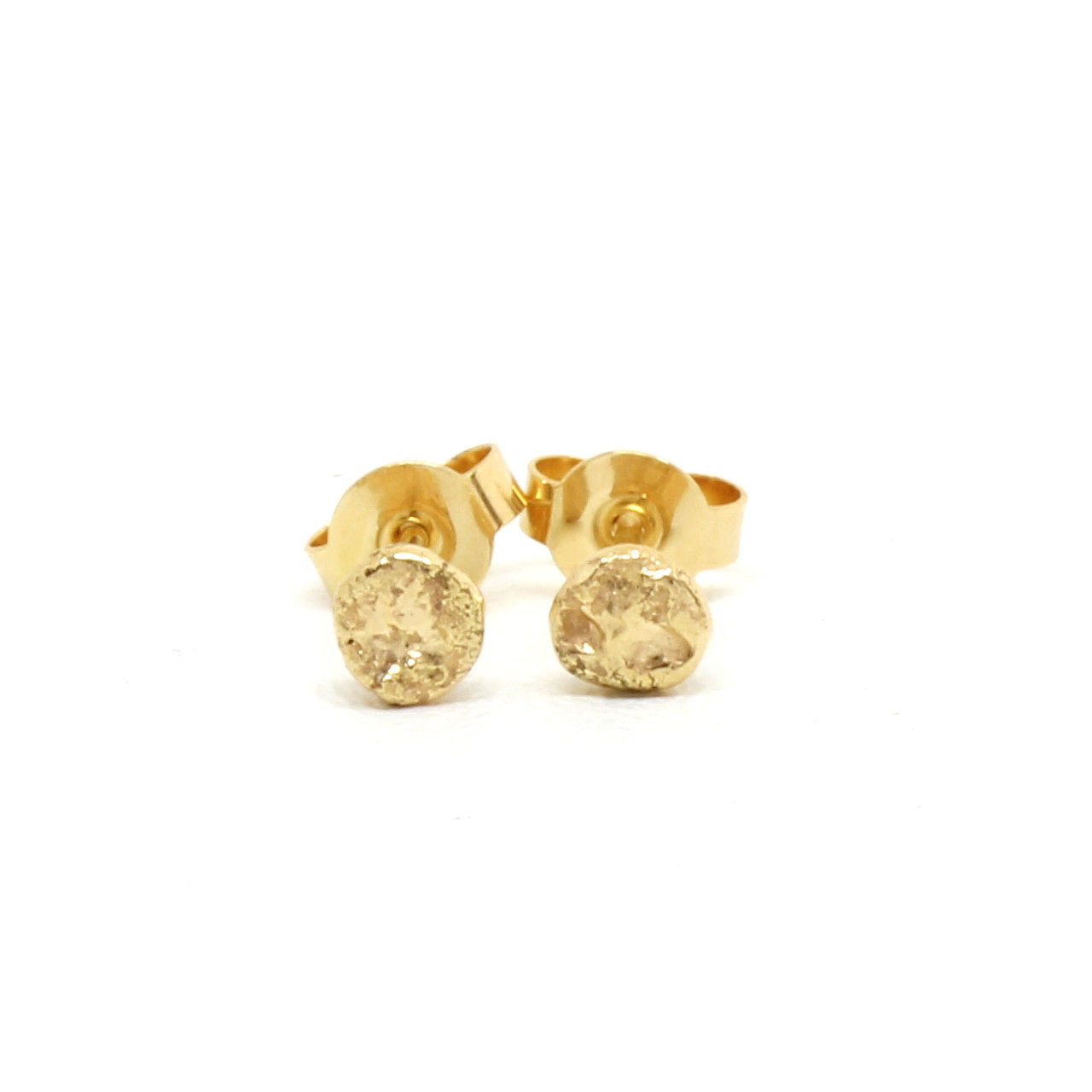 Ohrstecker 333 Gelbgold Nugget