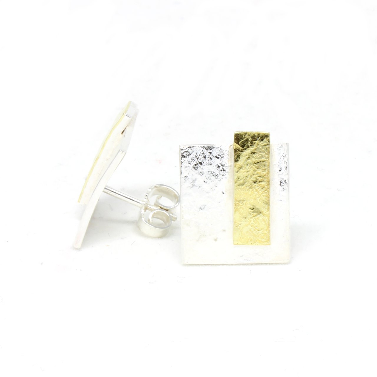Ohrstecker zweifarbig