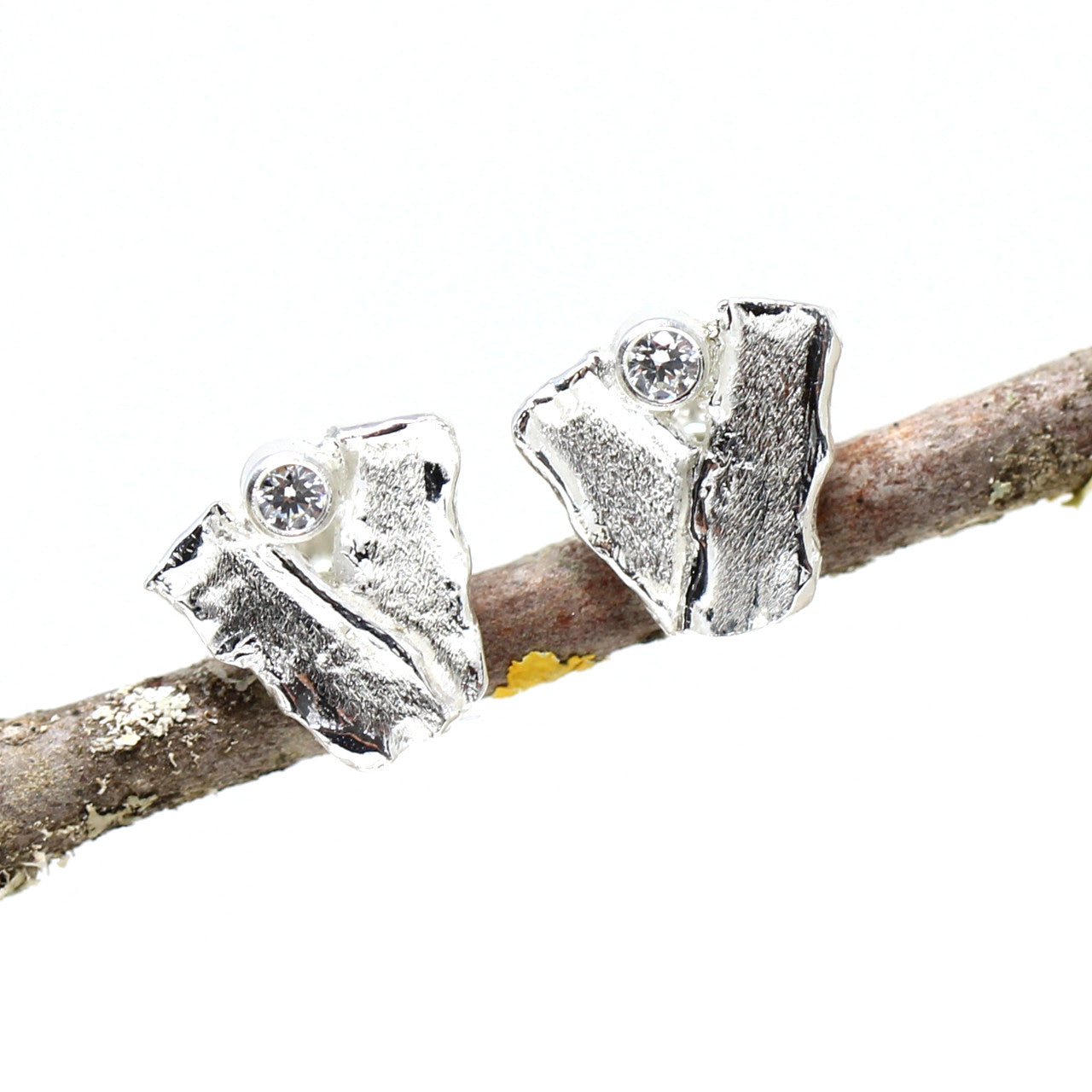 Ohrstecker Silber verspielt