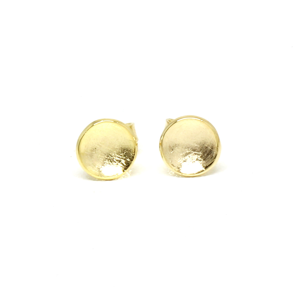 Ohrstecker 333 Gelbgold eismatt